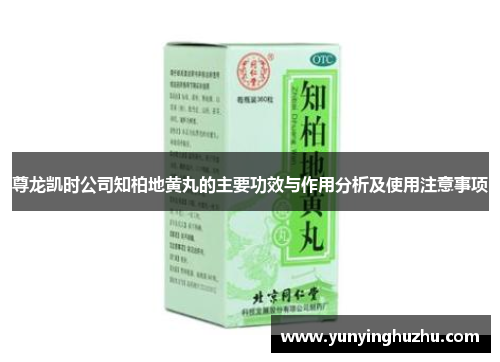 尊龙凯时公司知柏地黄丸的主要功效与作用分析及使用注意事项